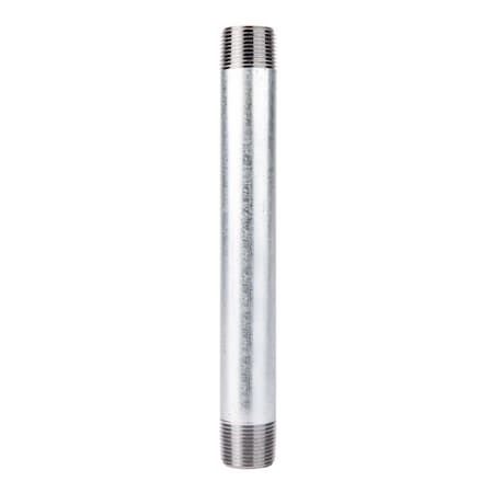 Ace Trading - Nipple STZ Industries 3/4 in. MIP each X 3/4 in. D MIP Galvanized Steel 8 in. L Nipple 303U34X8