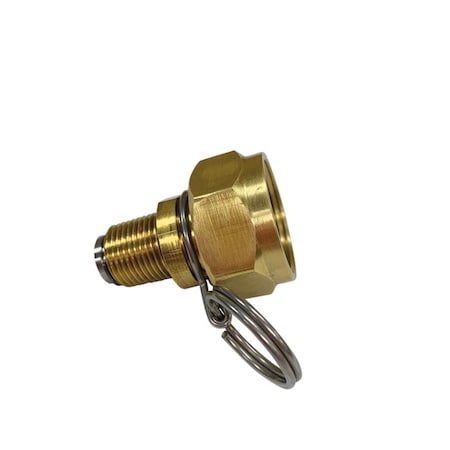 Strahman Washdown Equipment 3/4in Female Garden Hose Thread 360Deg Swivel Adapter Bronze G075BR