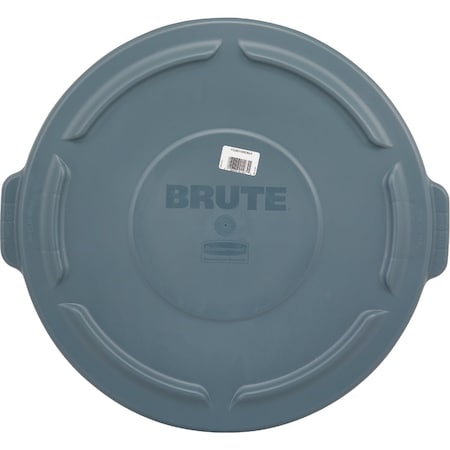 Rubbermaid Commercial Brute Gray Trash Can Lid for 32 Gal. Trash Can FG263100GRAY