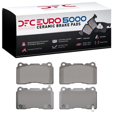 Dfc 5000 Euro Ceramic Disc Brake Pad Set,  1600-1001-00