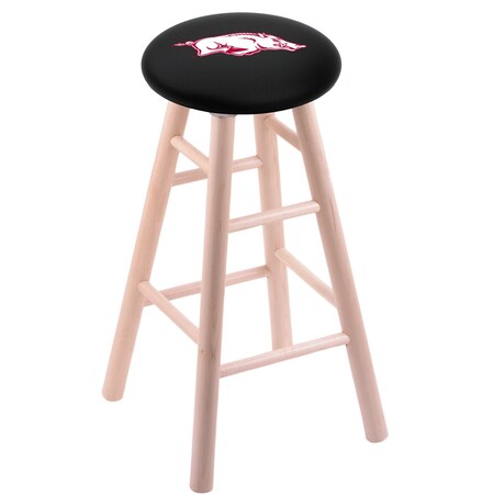 Holland Bar Stool Co Maple Counter Stool, Natural Finish, Arkansas Seat RC24MSNat