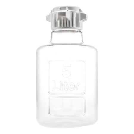 Zoro Select Carboy, Polycarbonate, 381 mm H, White 518-CF51-FLS