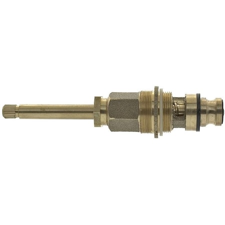 Danco Diverter Stem, Brass, Brushed Nickel, 5-39/64 in L 15352B
