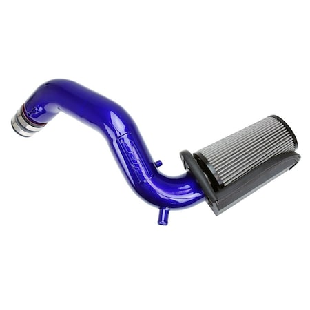Hps Performance Air Intake Kit with Heat Shield, Blue, 827-678BL