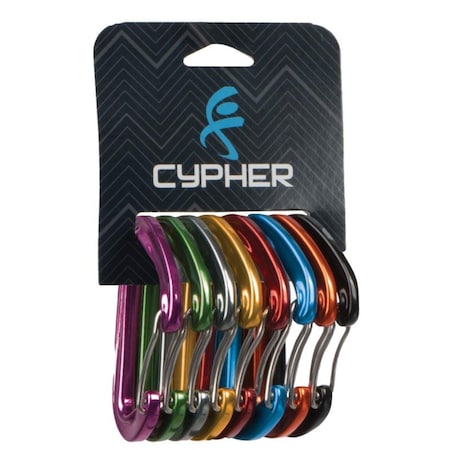 Cypher Mydas Ultra Carabiners, Assorted Color, 8PK 765241