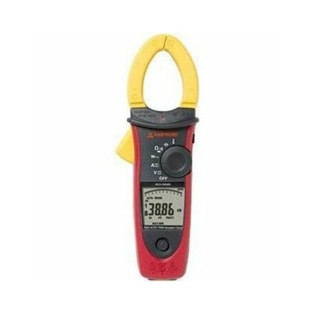 Amprobe Clamp-On Power Meter, LCD, 1,000 kW, 1,000 A, CAT IV Safety Rating, AA Batteries Power Source ACDC-54NAV