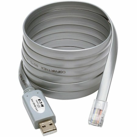 Eaton EATON USB-A To Rj45 Serial Rollover Cable M/m, Cisco Compatible, 250 Kbps, 6 Ft. U209-006-RJ45-X