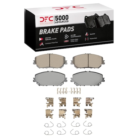 Dfc 5000 Advanced Disc Brake Pad Set, 1551-2375-01
