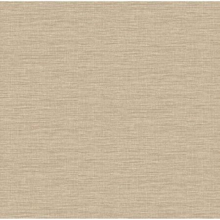 A-Street Prints Lela Wheat Faux Linen Wallpaper 2971-86182