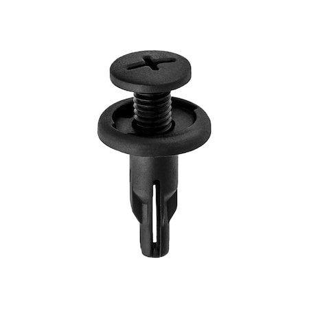 Auveco Push-Type Retainer18mm Head Diameter 21mm Length, 10PK 17057