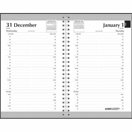House Of Doolittle Daily Appointment Planner, 5'' x 8'', 2025 28802
