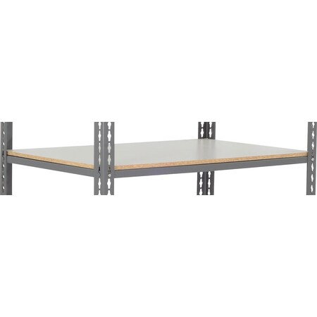 Global Industrial Standard Duty Boltless Shelving Additional Shelf, 48"W x 18"D, Laminate Deck B3165735