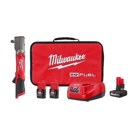 Milwaukee Tool M12 FUEL Impact Wrench + HO 5.0 Battery 2565-22, 48-11-2450