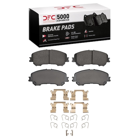 Dfc 5000 Advanced Disc Brake Pad Set, 1551-1737-01