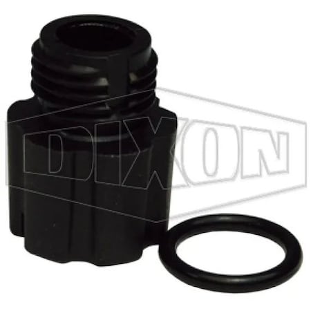 Dixon Fill Plug, For Use with L73/L74 Lubricator, Aluminum 5301-55