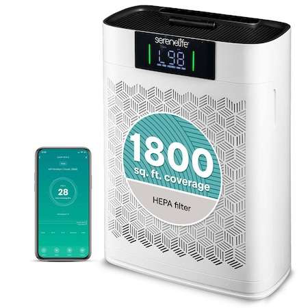 Serenelife HEPA Air Purifier for Home SLARP1076WT