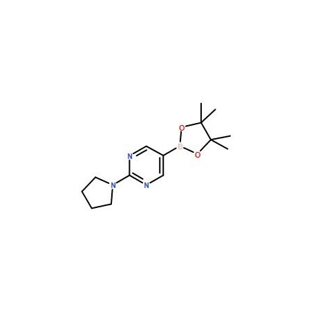 Ak Scientific 2-Pyrrolidinopyrimidine-5-boronic acid pinacol ester (250mg), CAS 1015242-07-5 X1490-250mg
