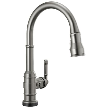 Delta Broderick Single Handle Pull-Down Kitchen Faucet With Touch2O Technology 9190T-KS-DST