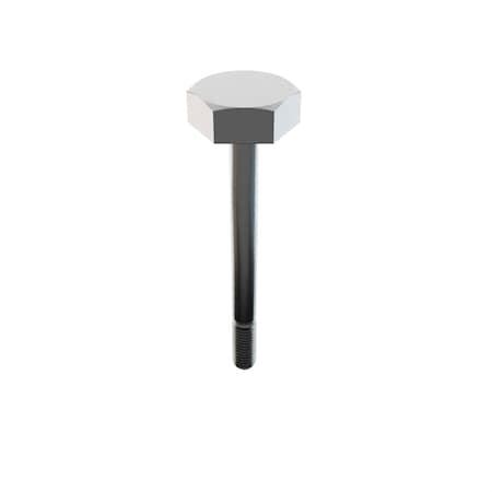 Zoro Select 316, 1/2"-13 Hex Head Cap Screw, Plain Stainless Steel, 5-1/2 in L 2-193-50C-550