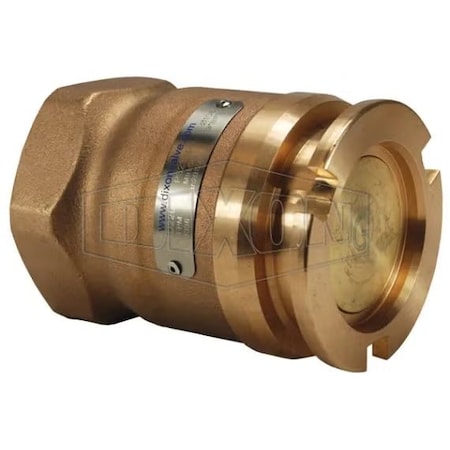 Dixon Mann-Tek by  Mann Tek Dry Disconnect Adapter Tank Unit with FKM FPM Seals, 1 in Nominal, Adapter x DDA100BR