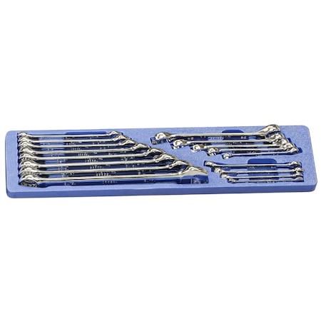 Genius Tools 17PC SAE Combination Wrench Set(MS-190TS) TS-7517