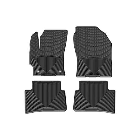 Weathertech Black, Front and Rear All Weather Floor Mats W522-W543
