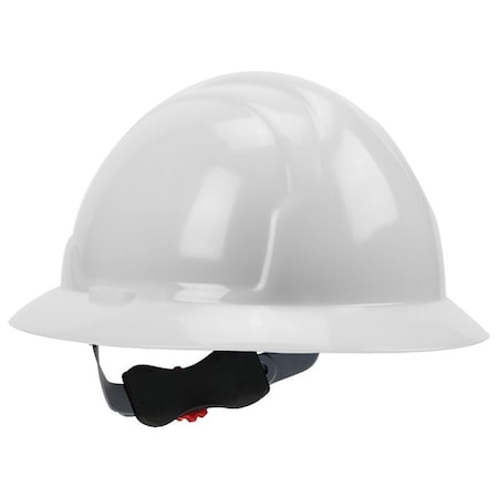 Msa Safety SAFETY WORKS SWX00358 Hard Hat, 4Point Textile Suspension, HDPE Shell, White, Class E SWX00358-01