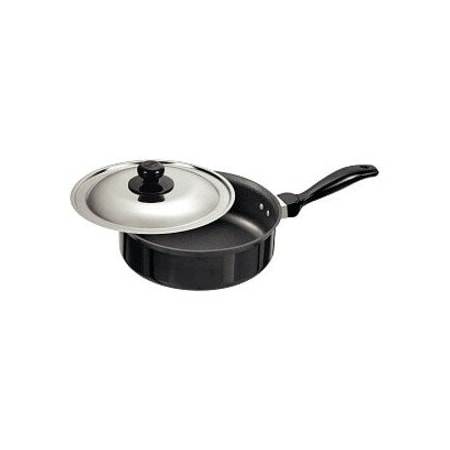 Hawkins Q61 Futura Non-Stick Curry Pan (Saute Pan) with Steel Lid - 2 Litres Q61