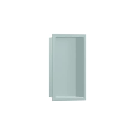 Hansgrohe XtraStoris Original Wall Niche with Integrated Frame 12"x 6"x 4" in Concrete Grey 56057380