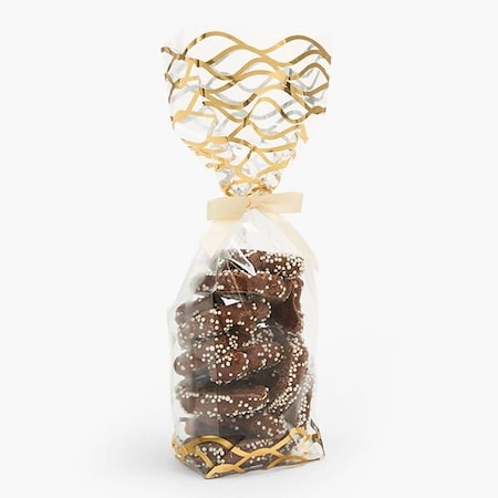 Nashville Wraps Gold Wave 1.4 mil Cello Bags, 2.25x1.5x8.75, 100PK 94121