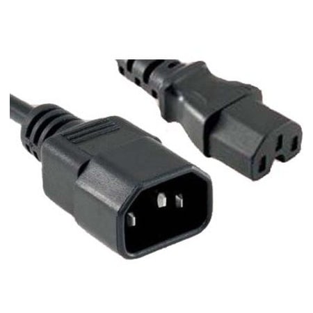 Enet C13 To C14 8Ft Black Pwr Extension Cord C13C14-8F-ENC