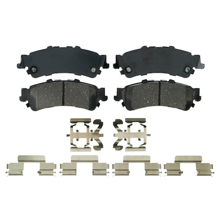 Wagner Brake QuickStop Rear Disc Brake Pad Set Ceramic,  ZD792B