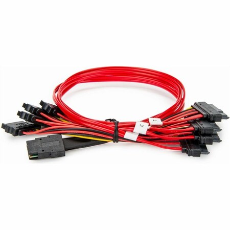Rocstor PREMIUM 50CM 19.7IN INTERNAL SERIAL ATTACHED SCSI MINI SAS CABLE - SFF8087 TO Y10C871-RD