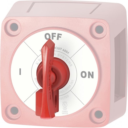 Blue Sea Systems Replacement Battery Switch M-Key Lock, Red 3003.8082