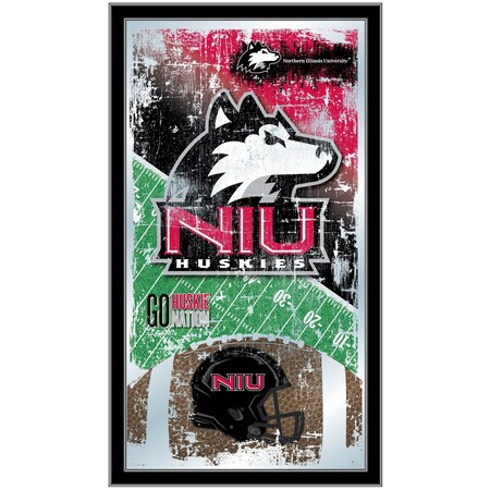 Holland Bar Stool Co Northern Illinois 15" x 26" Football Mirror MFtblNorIll