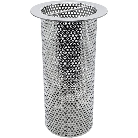 Amgood Commercial Flood Drain Strainer 1, 4 in. Diameter x 8 in. Tall Cylinder CSSS-4x8-Z