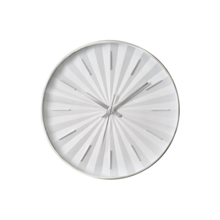 Monarch Specialties Clocks, 12-in. Round, Wall Clock, White Frame, Contemporary, Modern I 9114