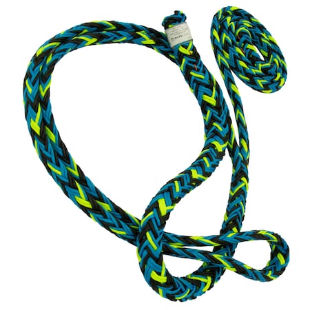 Rope Logic Streaked Loopie Sling 5/8in Sterling 12-Strand Hollow Braid 3-6 ft. Adj. Length 100514 100514