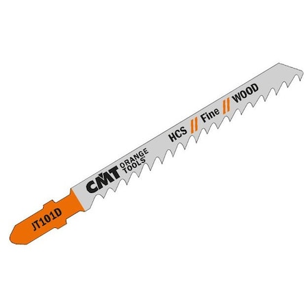 Cmt JIG SAW BLADES WOOD/FINE STRAIGHT (HCS) 4inx 6TPI (5-PCS.) JT101D-5