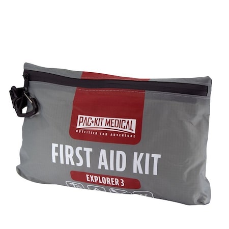 First Aid Only Pac-Kit Explorer 3 Series Watertight First Aid Kit, 103-Piece 96010