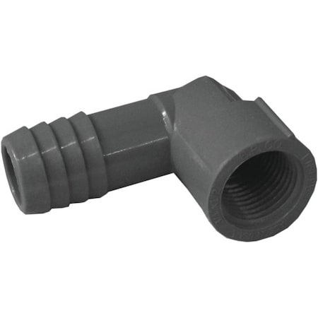 Boshart Industries Ell Pp 3/4x1/2in 90deg Polyblk UPVCFRE-0705