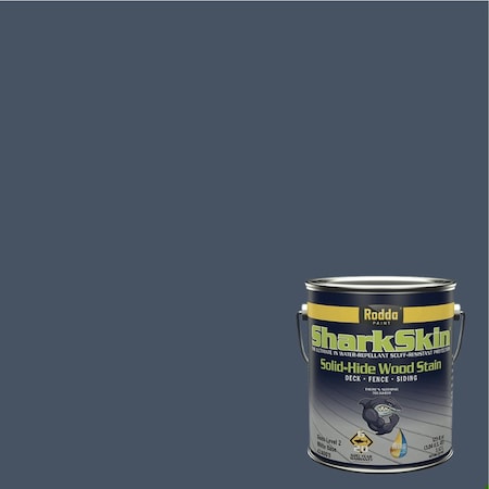 Rodda Paint SharkSkin Deck and Siding Solid Wood Stain, 1 Gallon, Blueprint 4240041-EX161/Blueprint