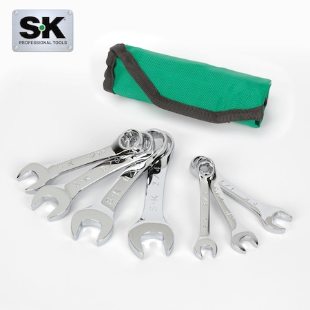 Sk Professional Tools Point, SAE Combination Wrench Set 6, 7pc,  SK01489A