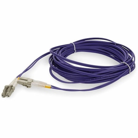 Add-On 6M LC TO LC PURPLE OM4 DUPLEX OFNP (PLENUM-RATED) TAA FIBER PATCH CABLE ADD-LC-LC-6M5OM4P-PE-TAA