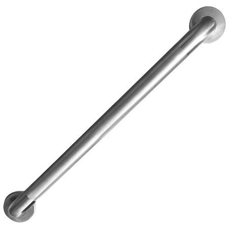 Unified Wealth Ind. Boston Harbor Grab Bar, 24 in L Bar, Stainless Steel, Wall Mounted Mounting SG01-01&0424