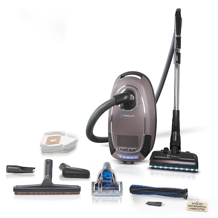 Prolux Canister Vacuum Cleaner with Wessel Werk EBK250 Power Nozzle qx60