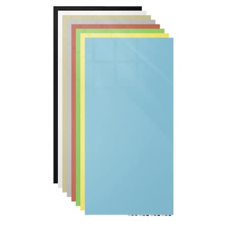 Ghent Mfg Ghent Aria Low Profile Magnetic Glass Whiteboard, Specify Color - 8 x 4 ft. 1590082