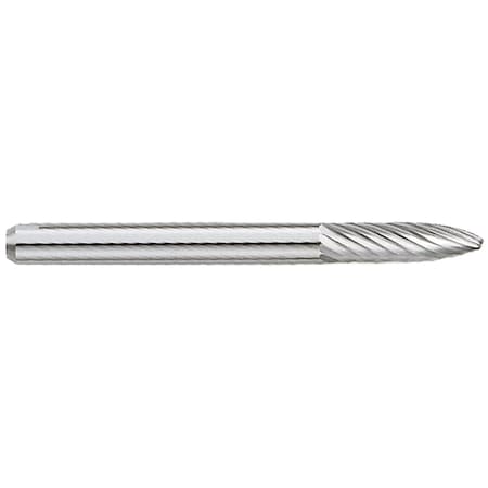 Garr Tool Rotary File/Burr, Standard, Series: Modle SD Series, 5/8 in Head Dia, Ball Head Shape 74092
