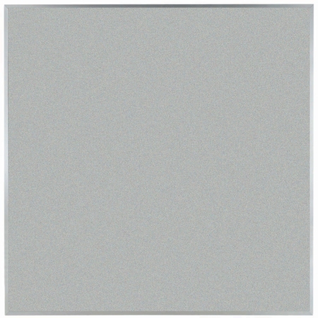 Aarco VIC Cork Bulletin Board w/ a Clear Satin Anodized Aluminum Frame, Oyster Shell 48''Hx48''W DW4848206