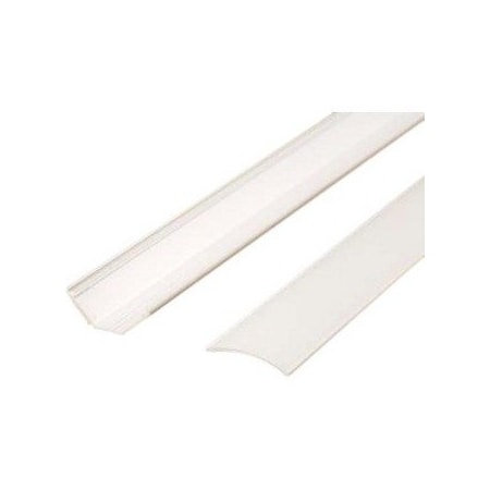 Legrand Wiremold CornerMate Wire Channel, 60 in L, 112 in W, 1 Channel, Plastic, White C40